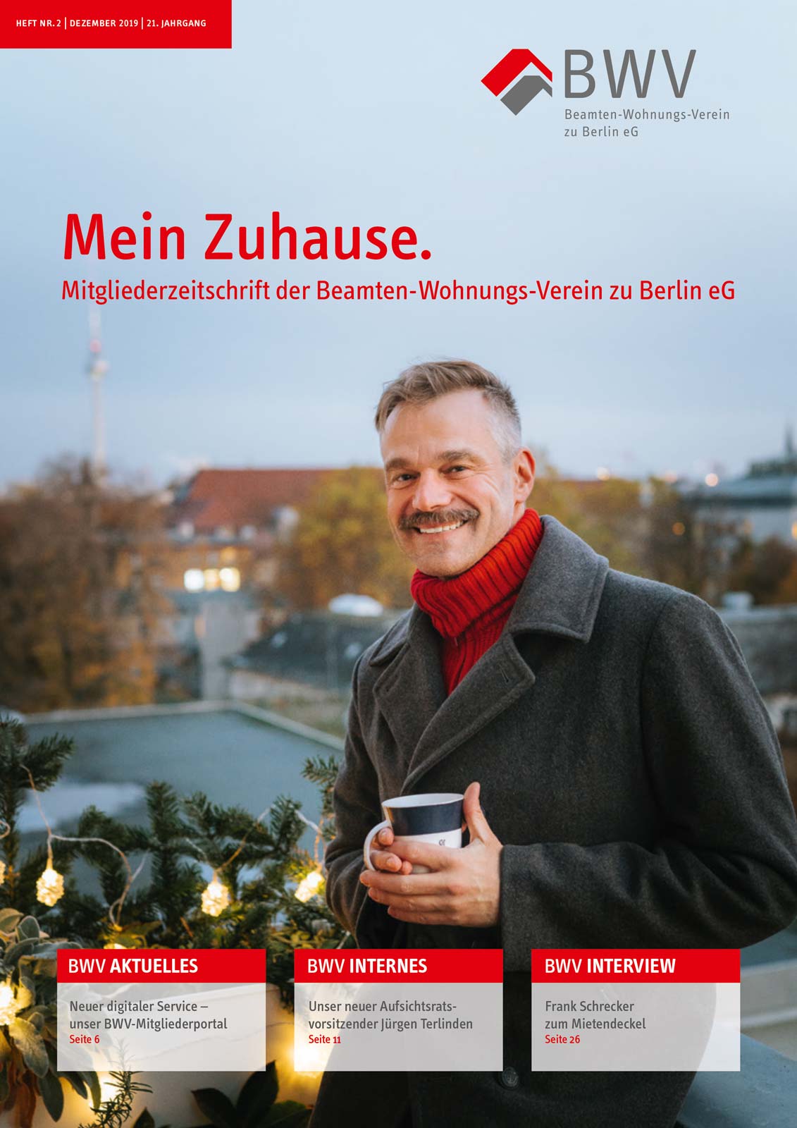 Raphael Schneider BWV Magazin Cover Portraitfotograf Sascha Hoecker