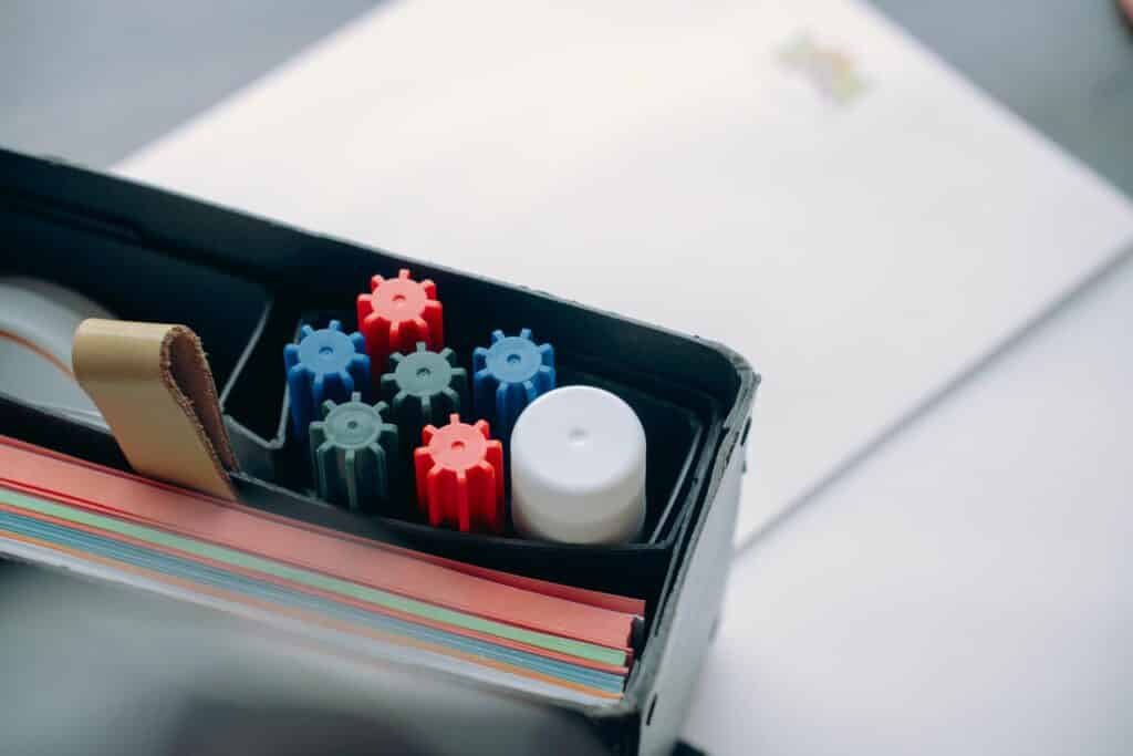 Moderations-Equipment bei einer Fortbildung – Detailaufnahme